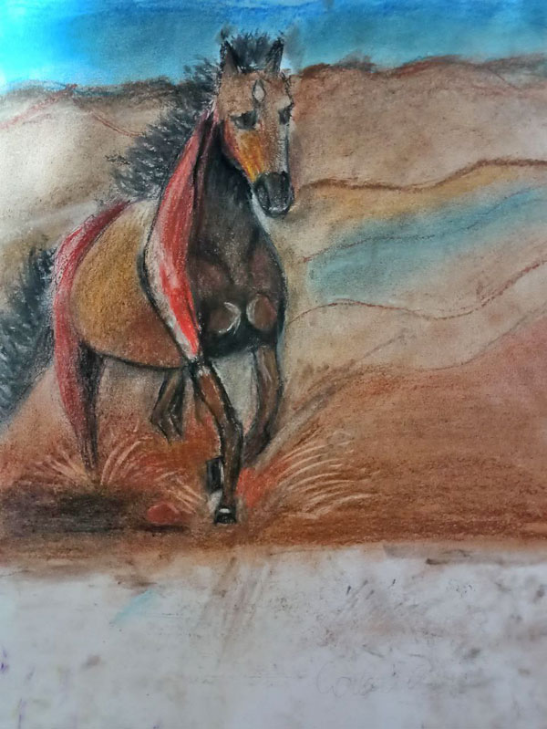 Рисунок лошадь